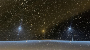 Li cihên bilind ên Erdexanê berf dibare