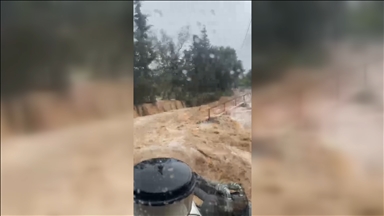 Muğla’nın Datça ilçesinde sağanak etkili oldu