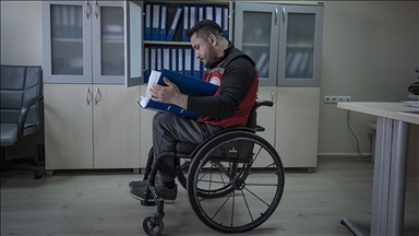 Sporla hayata tutunan engelli genç devlet desteğiyle iş hayalini gerçekleştirdi