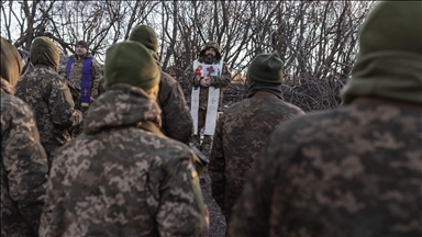 Ukrajinski vojnici obilježili Božić na liniji fronta u Donjeckoj oblasti