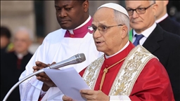 Pope evokes Gazans facing harsh winter conditions in first Christmas blessing