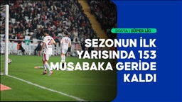 Futbolseverler, Süper Lig maçlarının ikinci yarılarında gole doydu