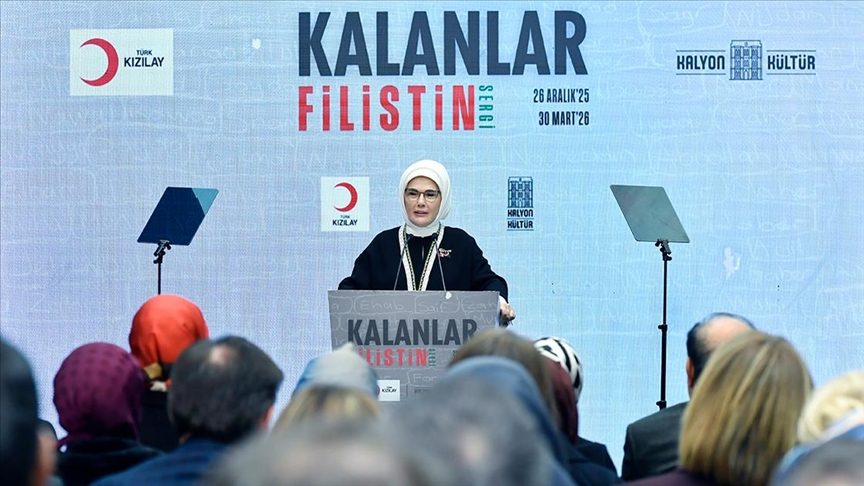 Emine Erdoğan: Filistin'i savunmak, tüm insanlığın değerlerini ve insan kalma hakkını savunmaktır