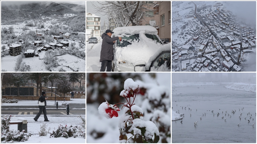 Birçok ilde kar ve soğuk hava etkili oluyor