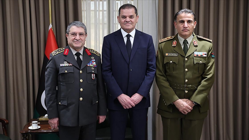 Genelkurmay Başkanı Bayraktaroğlu, Libya Başbakanı Dibeybe ve Libya Başkanlık Konseyi Başkanı Menfi ile görüştü
