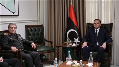 الدبيبة يستقبل رئيس الأركان التركي