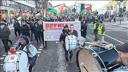 السويد.. مظاهرة رافضة لاستمرار الانتهاكات الإسرائيلية في غزة