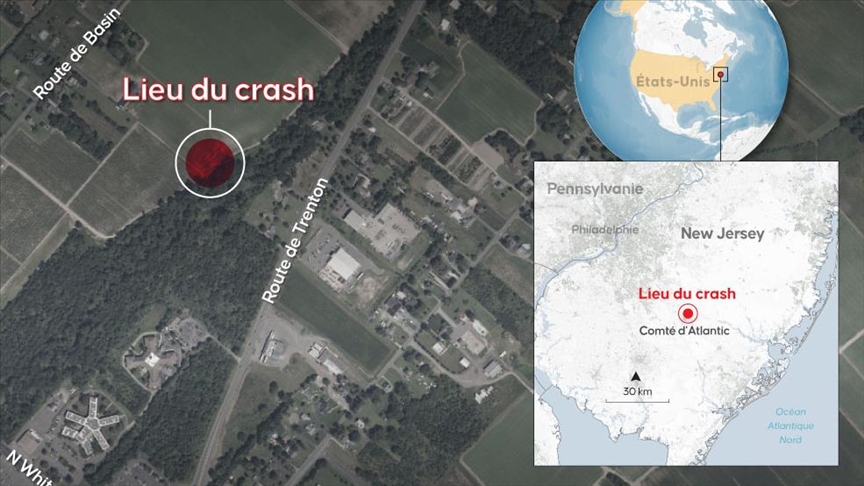 États-Unis : 1 mort et 1 blessé grave après la collision de deux hélicoptères en plein vol dans le New Jersey