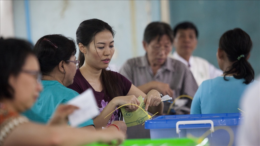 Myanmar junta holds first elections since 2021 coup