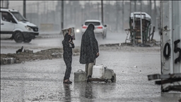 Woman killed, family members injured as building collapses in powerful storm in Gaza