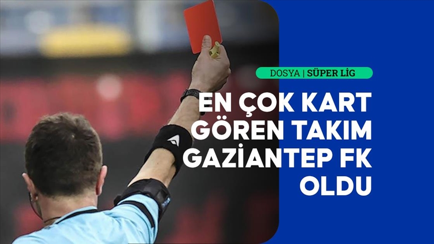 Süper Lig'de ilk yarının kart raporu