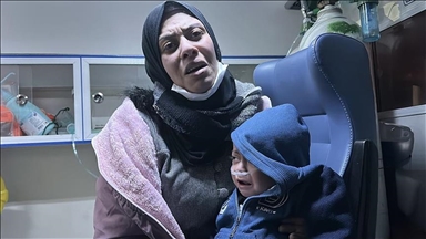 Gazan family who lost son due to medicine shortage leaves for Türkiye via Jordan by air ambulance