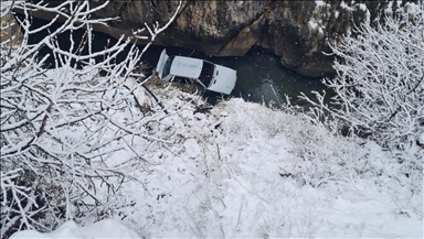 Li Diyarbekirê otomobîl welgeriya Çemê Sînegê û 3 kes birîndar bûn