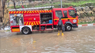 الضفة الغربية.. أمطار غزيرة وسيول وأضرار مادية