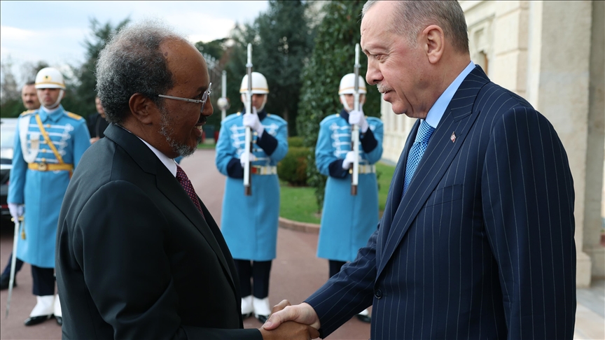 Erdogan recibe a su homólogo somalí en Estambul