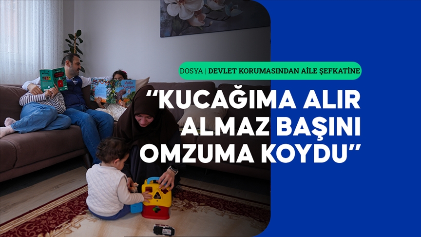 Bebeği olmayan çiftin koruyucu aileliği üç çocuğun hayatını değiştirdi