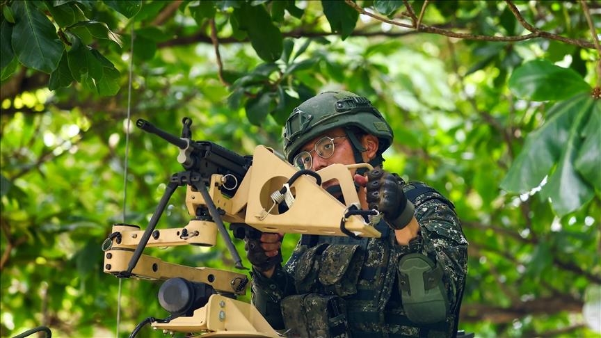 China fires rockets in long-range fire drills around Taiwan on day 2 of military exercise