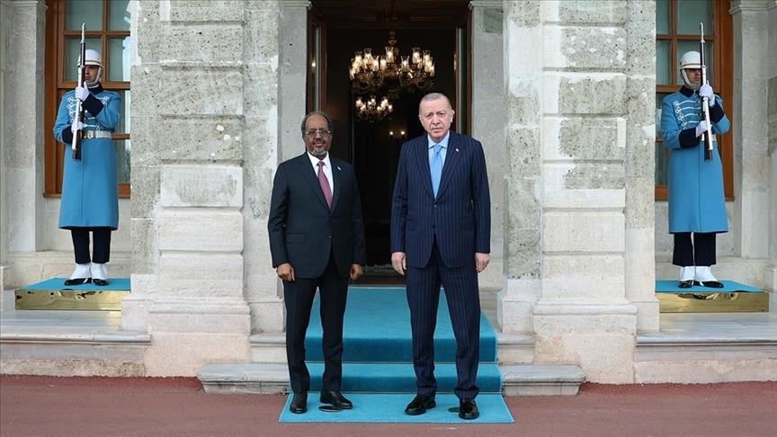 Presiden Erdogan terima kunjungan Presiden Somalia di Istanbul