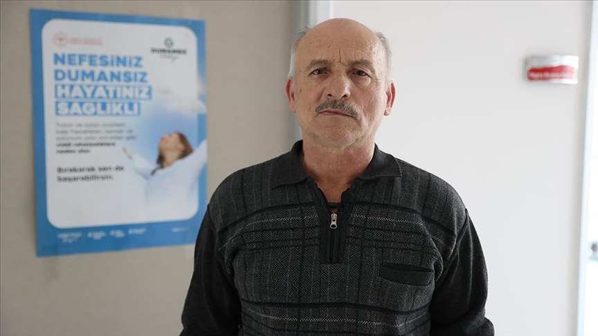 53 yıllık sigara bağımlılığından tedaviyle kurtuldu