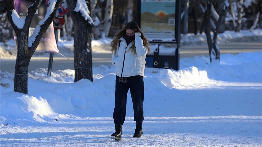 Erzurum sıfırın altında 30,3 dereceyle Türkiye'nin en soğuk ili oldu