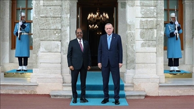Presiden Erdogan terima kunjungan Presiden Somalia di Istanbul
