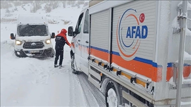 AFAD'dan 27-29 Aralık'ta karın etkili olduğu bölgelerdeki çalışmalara ilişkin açıklama
