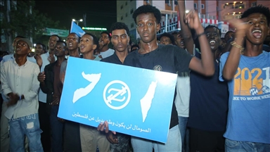 Somali’nin farklı kentlerinde İsrail’in Somaliland’i tanımasına karşı protestolar düzenlendi