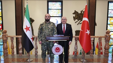 Milli Savunma Bakanı Güler, Suriye Genelkurmay Başkanı Tümgeneral Nasan'ı kabul etti