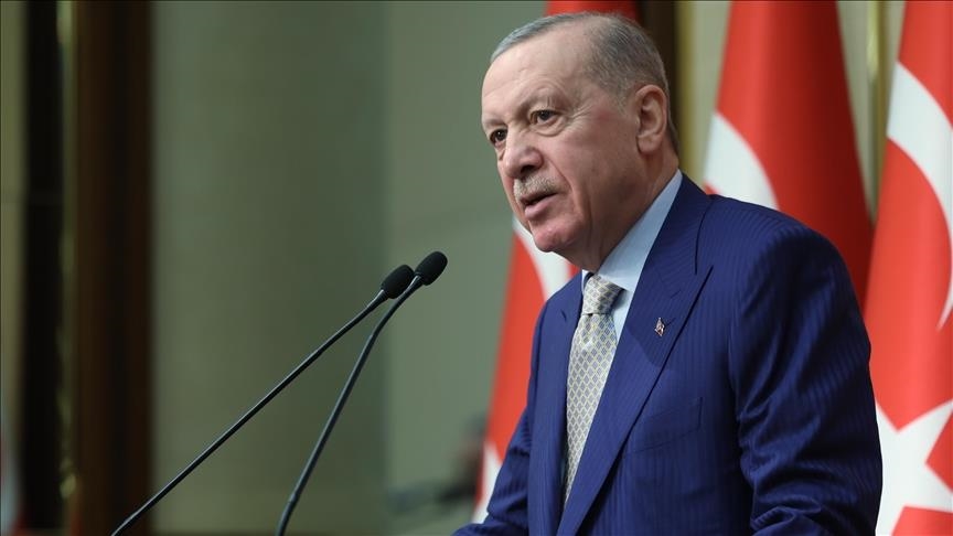 Dalam pesan tahun baru, Erdogan tegaskan tekad bela hak Turkiye di Mediterania Timur
