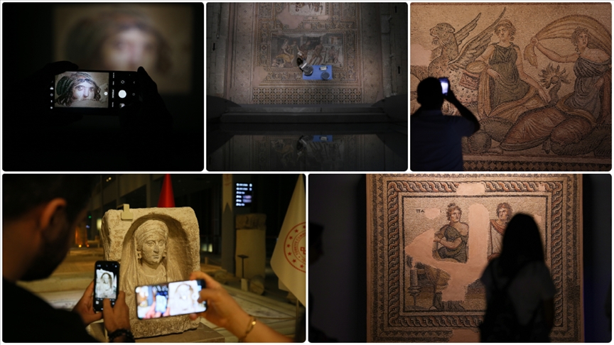 Gaziantep'teki Zeugma Mozaik Müzesi'ni bu yıl 616 bin kişi ziyaret etti