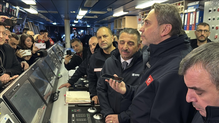 Cumhurbaşkanı Erdoğan, Yavuz Sondaj Gemisi çalışanlarının yeni yılını kutladı