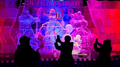 Отворен 11. Фестивал на ледени скулптури во Москва со тема инспирирана од Буратино