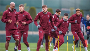 Trabzonspor, Galatasaray maçının hazırlıklarını sürdürdü