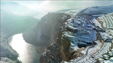 Dîmenê berfa li Parka Neteweyî ya Geliyê Botanê bi dronê hat kişandin