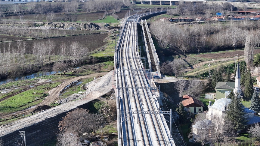 Halkalı-Kapıkule Demir Yolu Projesi'nin ilk etabında sinyalizasyon ve test çalışmaları sürüyor