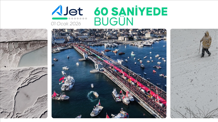 60 saniyede bugün (01 Ocak 2026)