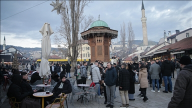 Turisti ispunili Baščaršiju i ulice Sarajeva prvog dana 2026. godine