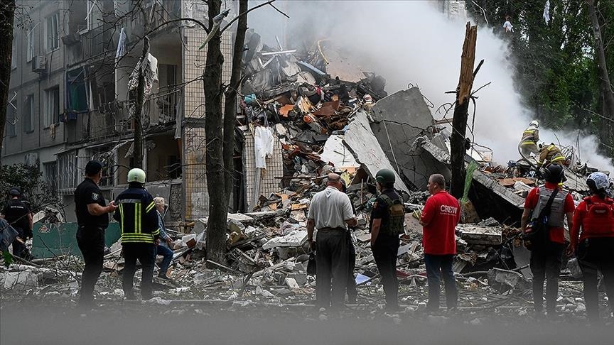 Ukraine says Russian ballistic missiles strike injures 15 in Kharkiv city