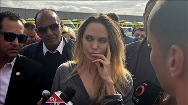 Actress Angelina Jolie visits Rafah crossing, reiterates support for Palestinians