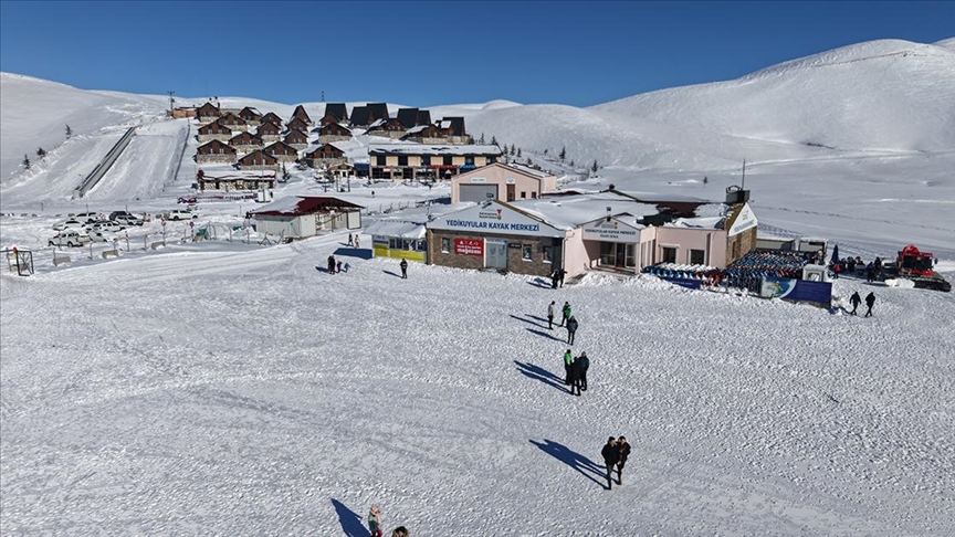 Yedikuyular Kayak Merkezi misafirlerini ağırlamaya başladı