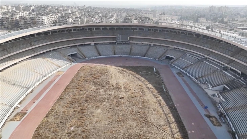 Започна обновата на стадионот во Алепо, поранешна воена база на режимот на Асад