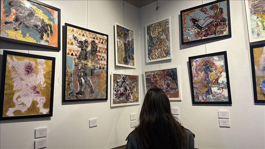 "Karagöz'ün İlahi Komedyası" sergisi, Karikatür Evi'nde açıldı