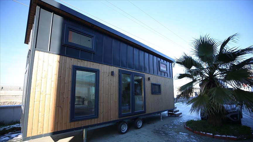 Sakarya'da kadın girişimcinin ürettiği taşınabilir evler 17 ülkenin yolunu tutuyor