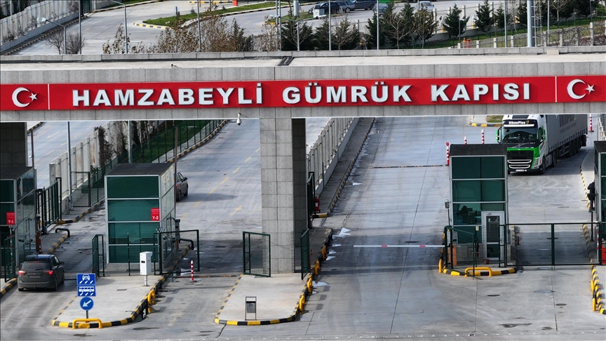 Hamzabeyli tır geçişinde Kapıkule'nin ihracat yükünü paylaştı