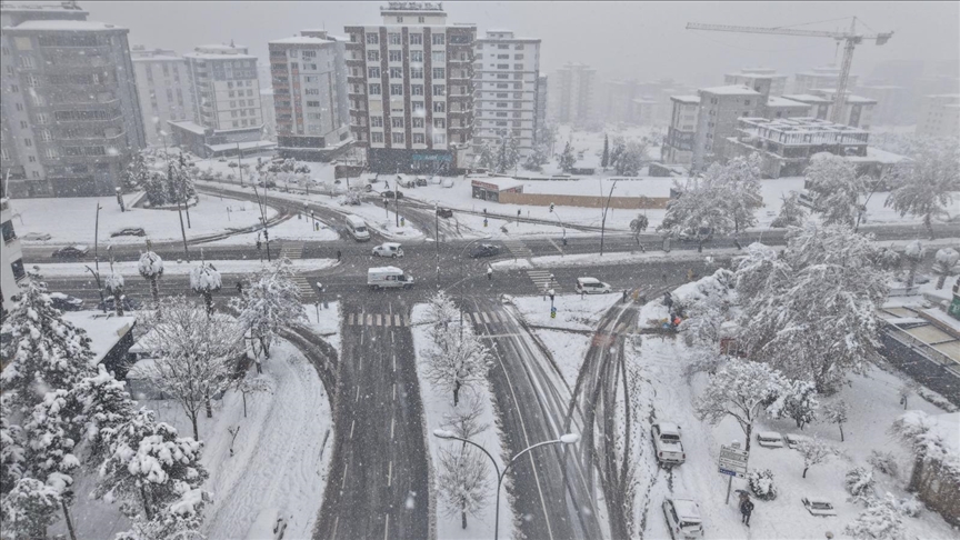 Kahramanmaraş kent merkezinde son 57 yılın en düşük sıcaklığı yaşandı