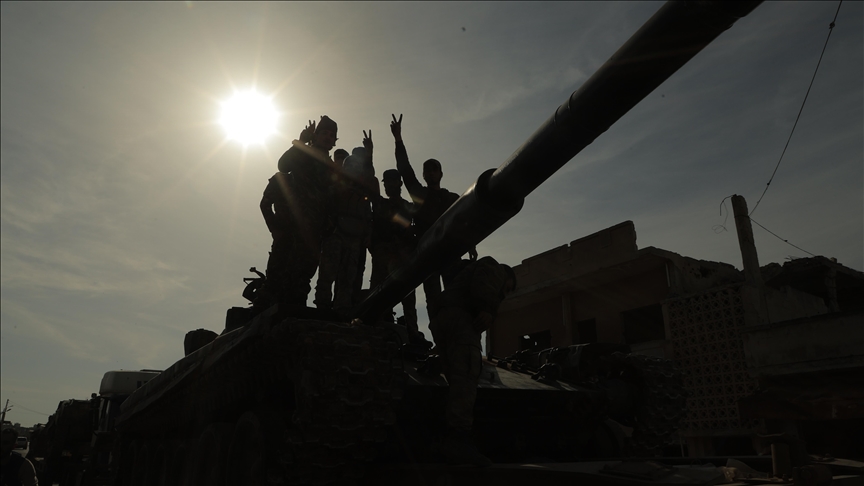 واکنش ارتش سوریه به حمله پهپادی گروه تروریستی پ.ک.ک/ی.پ.گ