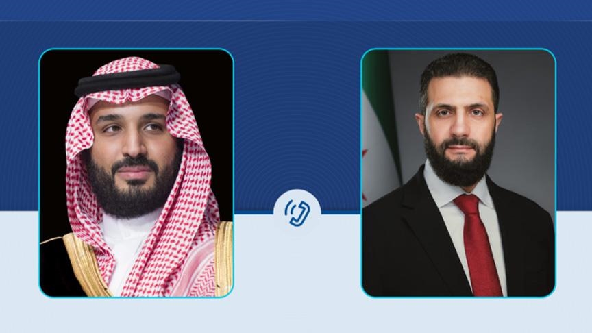 احمد الشرع و بن سلمان درباره مسائل اقتصادی و سرمایه‌گذاری گفت‌وگو کردند