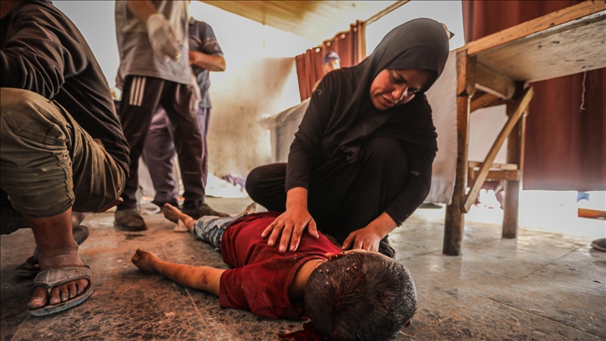 مقتل طفل فلسطيني بقصف إسرائيلي جنوبي غزة 