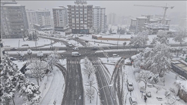 Kahramanmaraş kent merkezinde son 57 yılın en düşük sıcaklığı yaşandı