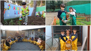 Hatay'da anaokulu öğrencileri doğayla iç içe yapılan eğitimlerle geleceğe hazırlanıyor